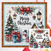 (Multi-Style)Christmas Cottage-14CT Counted Cross Stitch 40*40cm/15.75*15.75in tapestrymarket