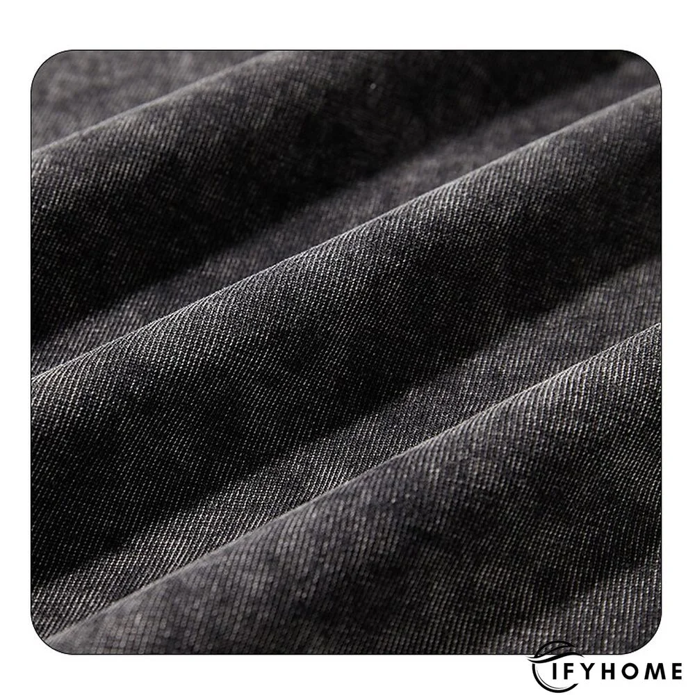 Men's 100% Cotton Acid Wash Shirt Oversized Shirt Plain Crew Neck Sports & Outdoor Daily Short Sleeve Clothing Apparel Fashion Designer Casual | IFYHOME