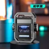 New rechargeable gyro lighter dual arc Type-C fast charging capacity display