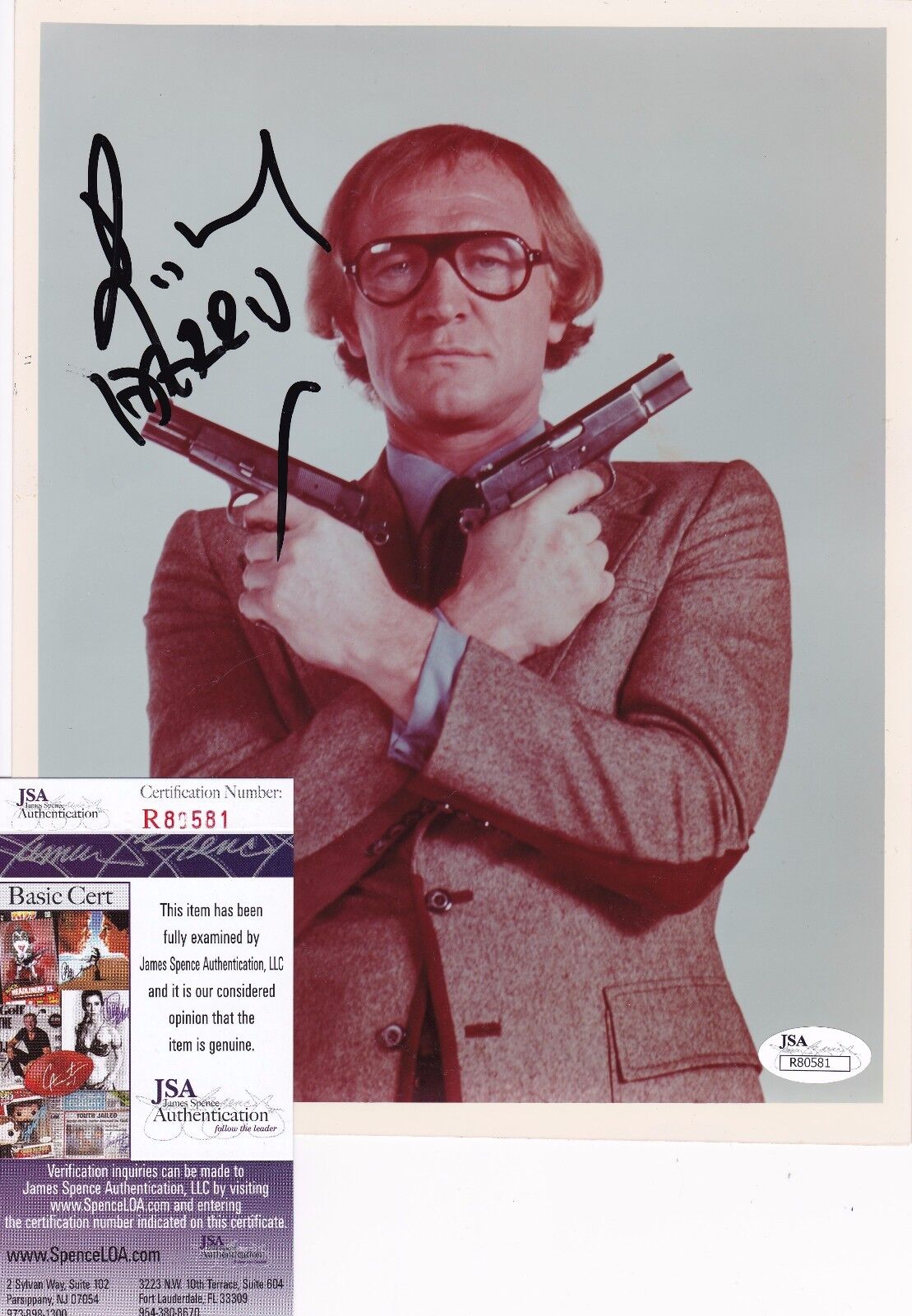 Richard Harris Actor Signed 8x10 Photo Poster painting JSA Certified