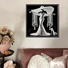Elegante Dame - speziell geformte Diamond Painting - 30*30cm