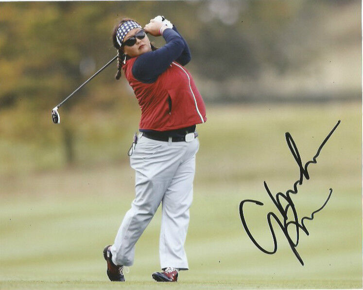 LPGA Christina Kim Autographed Signed 8x10 Photo Poster painting COA A