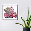 2Pack Pink Car Animals-Crystal Rhinestone Diamond Painting(30x30cm)