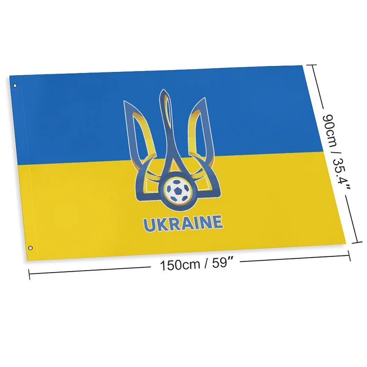 Ukraine Fahne Flagge - Garten Flagge
