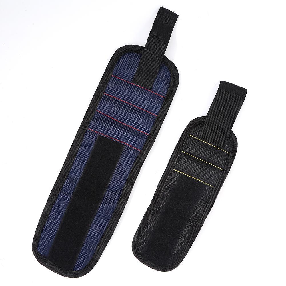 

2pcs Oxford Cloth Magnetic Wristband Tool Bag Electrician Portable Toolkit, Dark blue, 501 Original