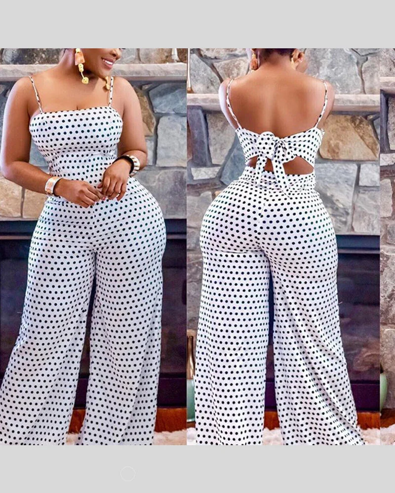 DOTTED JUMPSUIT