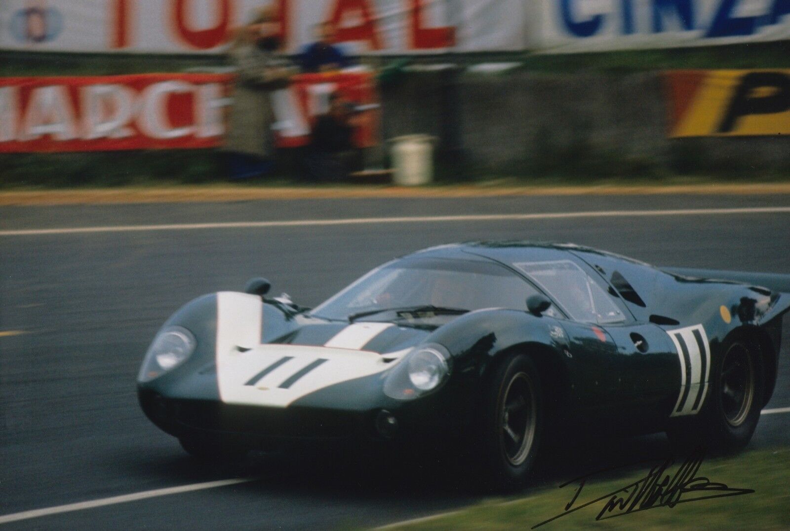 David Hobbs Hand Signed 12x8 Photo Poster painting Le Mans - Porsche - Ford GT40 - Ferrari 11.