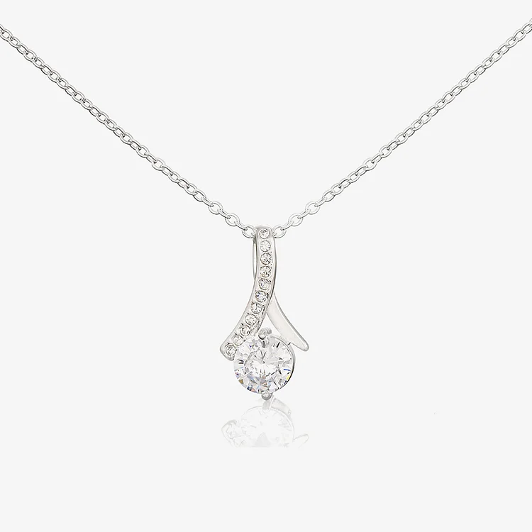 For Wife - I Love You Forever & Always Diamond Cross Necklace