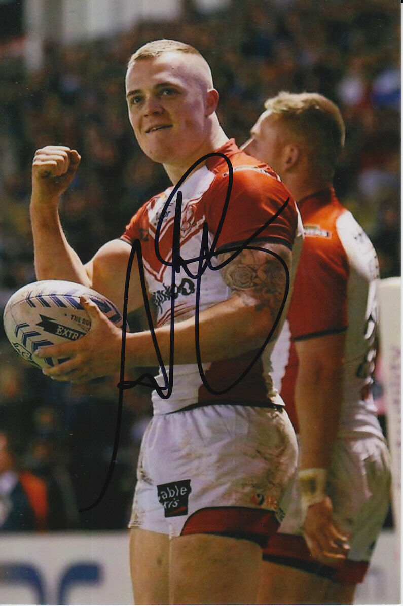 ST HELENS HAND SIGNED ADAM SWIFT 6X4 Photo Poster painting 7.