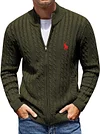 Warm Men's Zip Cardigan