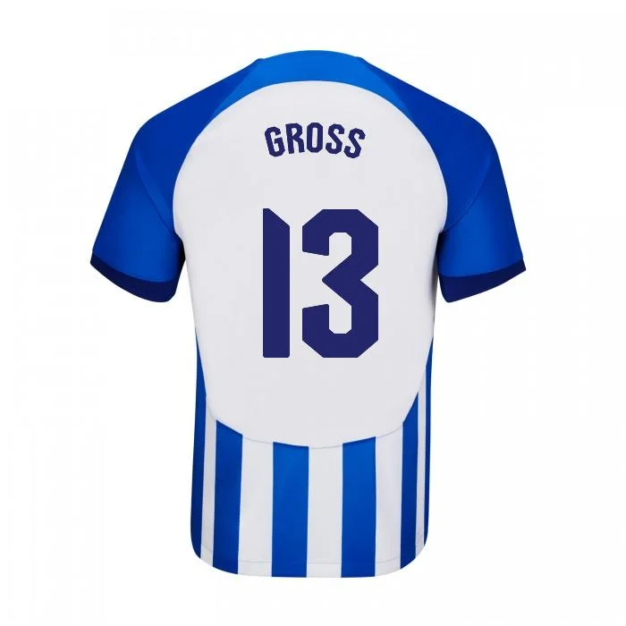 Brighton and Hove Albion Pascal Groß 13 Home Shirt Kit 2023-2024