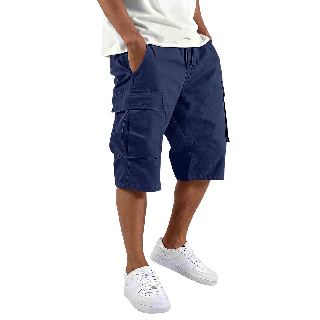 Men's Cargo Shorts With Multiple Pockets-INSPIREUSE