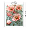 Poppy-11CT Stamped Cross Stitch 40*50cm/15.75*19.69in