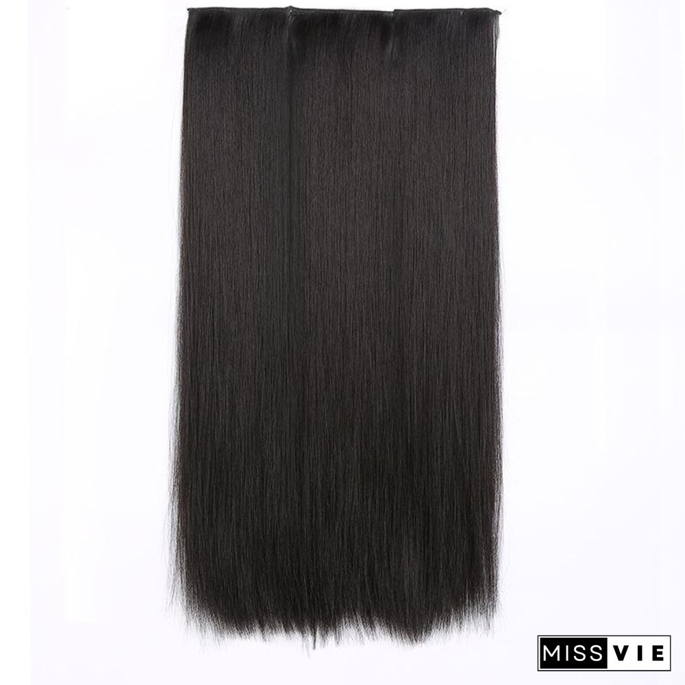 Thick Three-piece Big Wave, Straight Hair Extension Piece