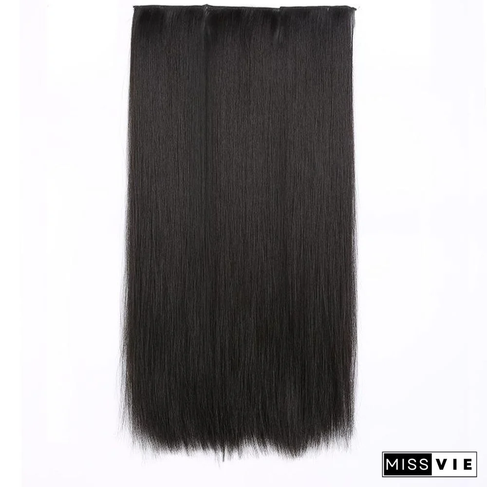 Thick Three-piece Big Wave, Straight Hair Extension Piece