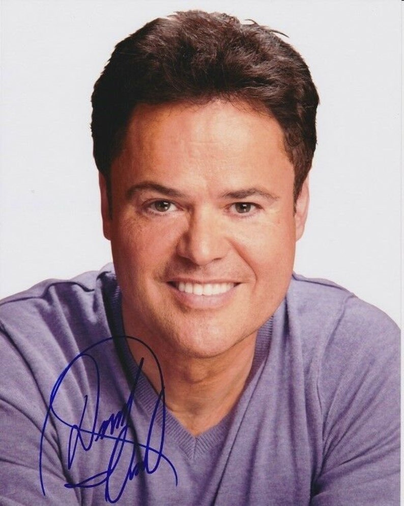 Donny osmond signed autographed Photo Poster painting