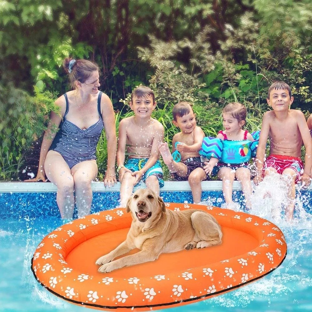Dog Pool Floats Dog Float Inflatable Pool Oxford Cloth Dog Pool Floats