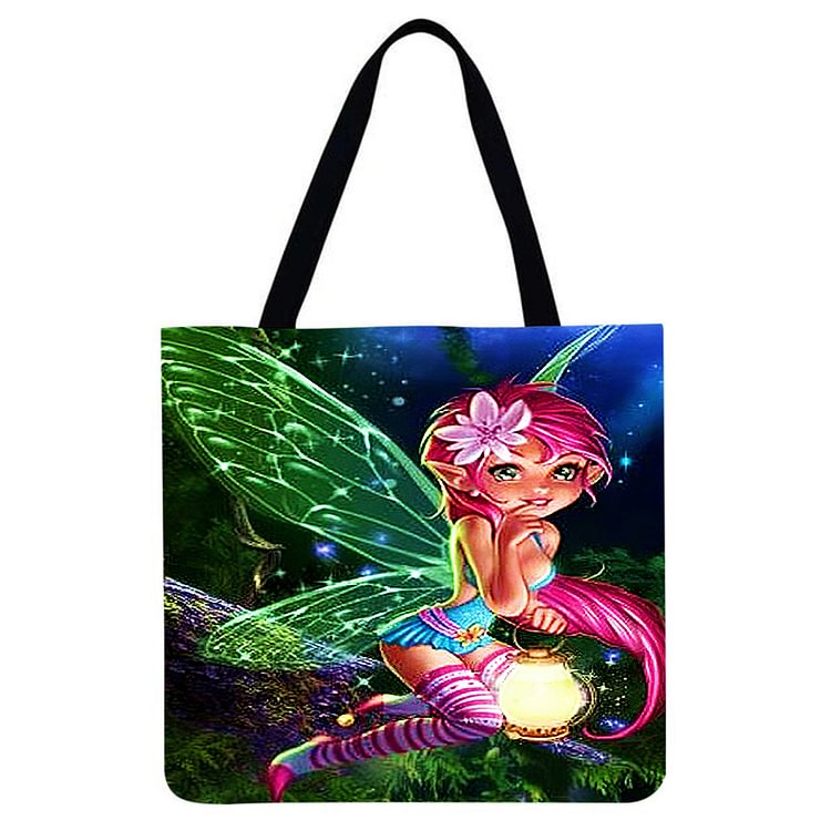 Dragonfly Spirit - Linen Tote Bag