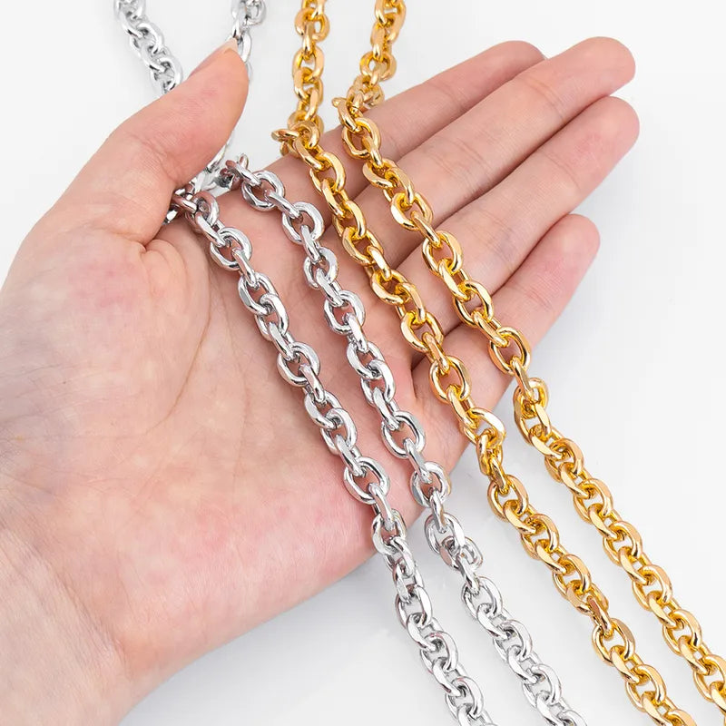 1 M Per Pack A Pack Of 2 M Alloy 7.5mm Diameter Jewelry Accessories Chain