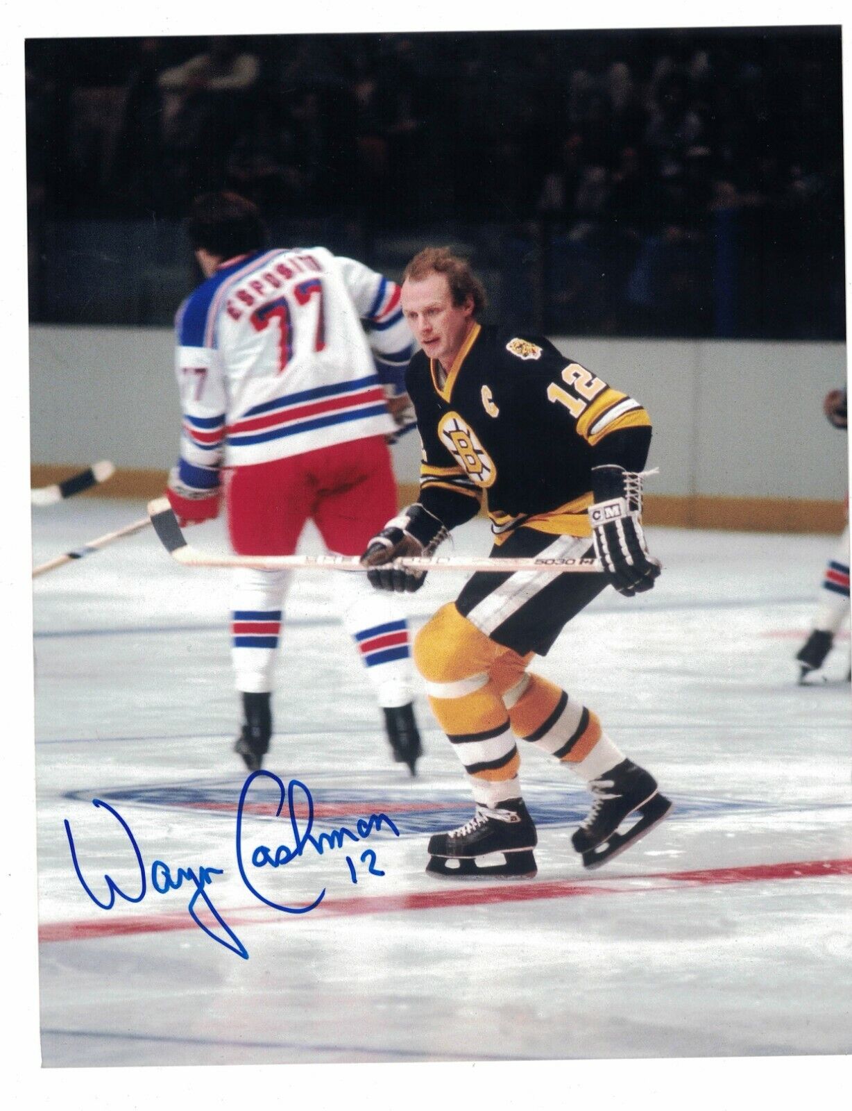 Wayne Cashman Boston Bruins Signed 8x10 Photo Poster painting W/Our COA