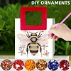 Sac &agrave; main bricolage avec peinture en diamant avec poign&eacute;e carr&eacute;e, peinture en diamant, sacs fourre-tout kits, peintures multi-usages en diamants, sacs &agrave; main cr&eacute;atifs pour femmes, cadeau artisanal (honey insect)