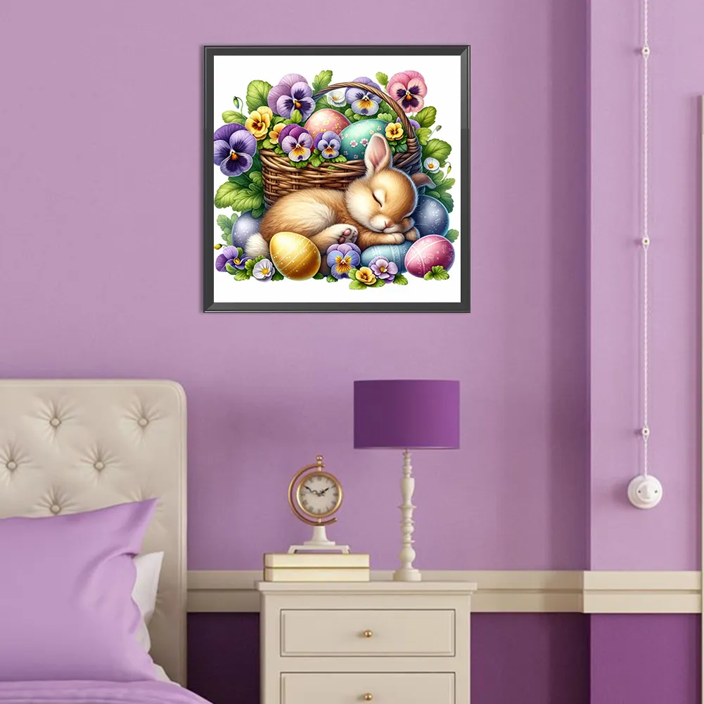 Diamond Painting - Full Square Drill - Easter Rabbit(Canvas|35*35cm)