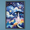 Diamond Painting -5D Full Square Drill Star Castle(45x65cm)