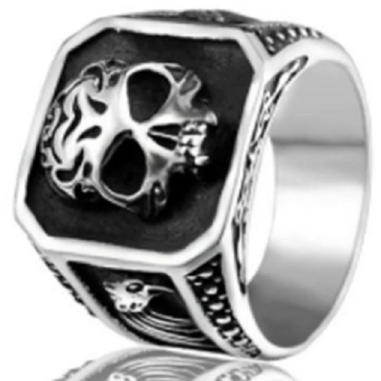 Crow Skull Ring