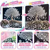 Arbre de vie en cristal de perle en forme sp&eacute;ciale 5D bricolage partiel diamants points kits d&rsquo;art en pierres 30*30m diamants peintures de diamants peintures diamants peintures d&rsquo;art gemme pour adultes d&eacute;butants d&eacute;coration int&eacute;rieure