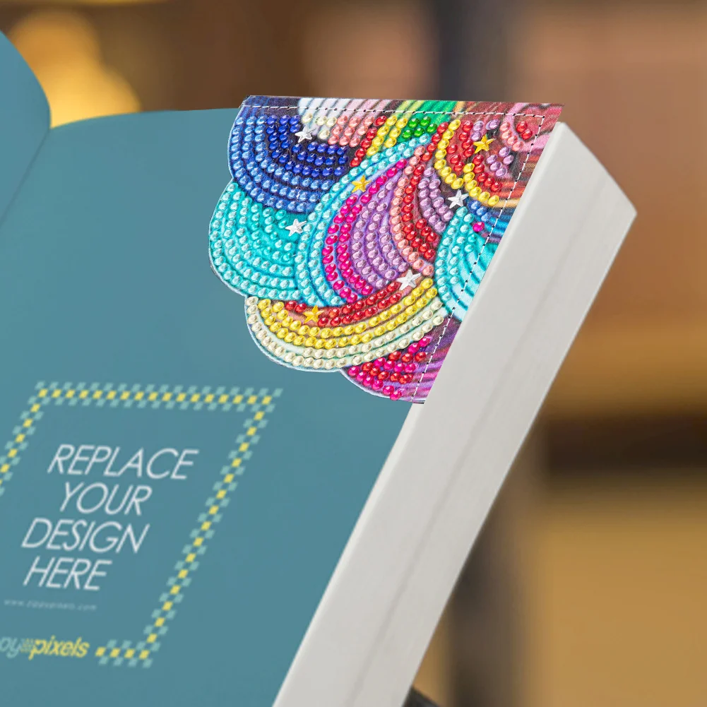 DIY Mandala Page Book Marks Handmade 5D Triangle for Beginner Adults Kids