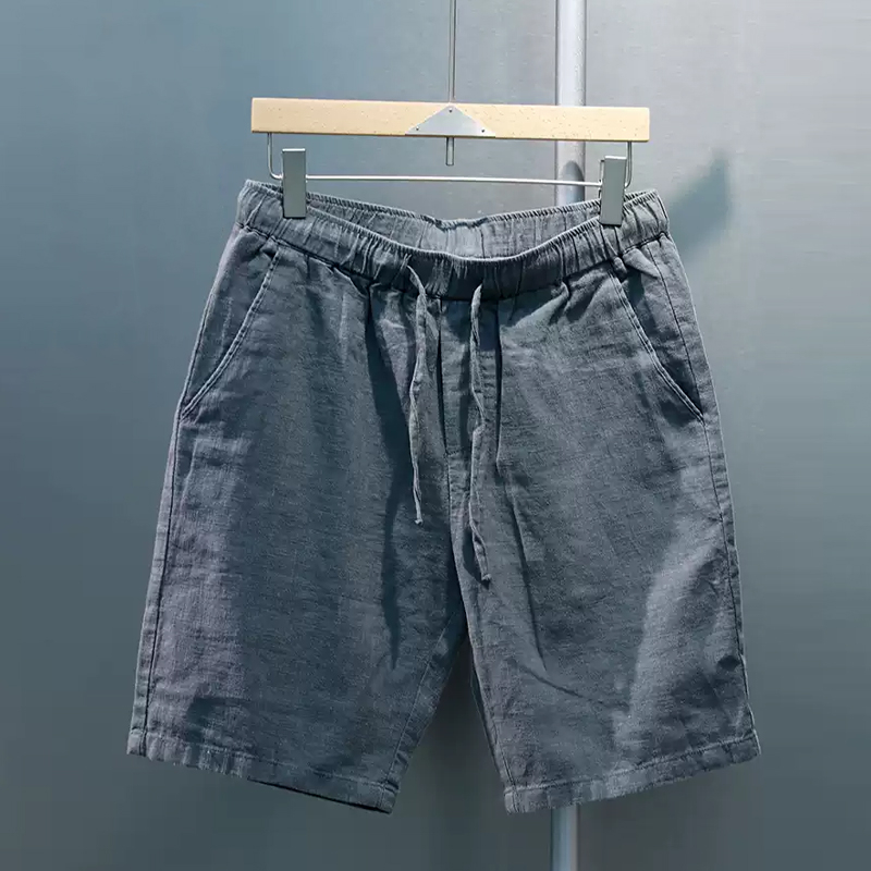 Men's Cotton And Linen Shorts