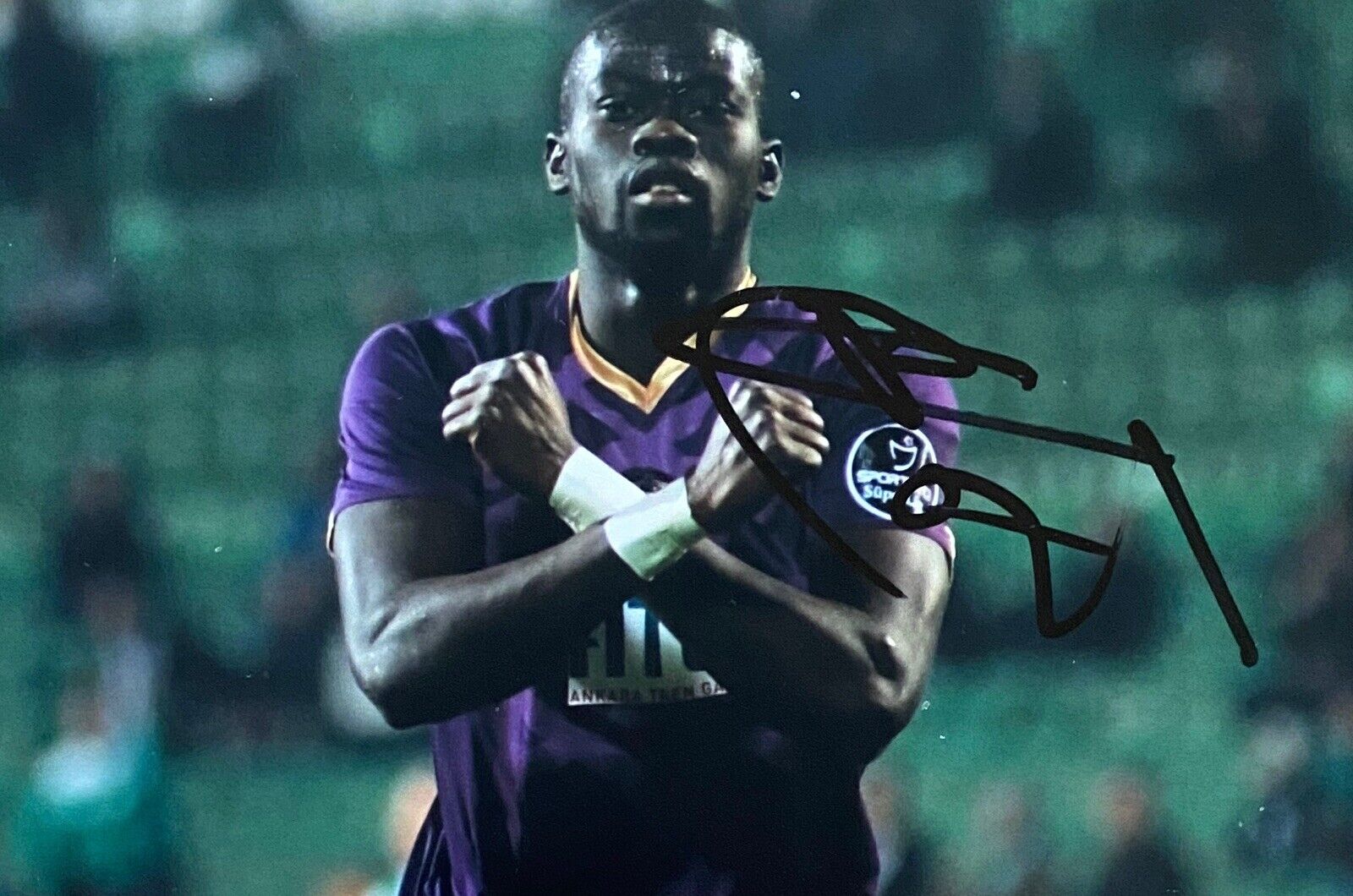 Badou Ndiaye Genuine Hand Signed 6X4 Photo Poster painting - Osmanl?spor