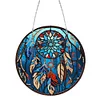Diamond Painting Stained Glass Dreamcatcher Pendant