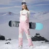 Women's High-performance Color-blocked Snow Salopettes by Inlyline