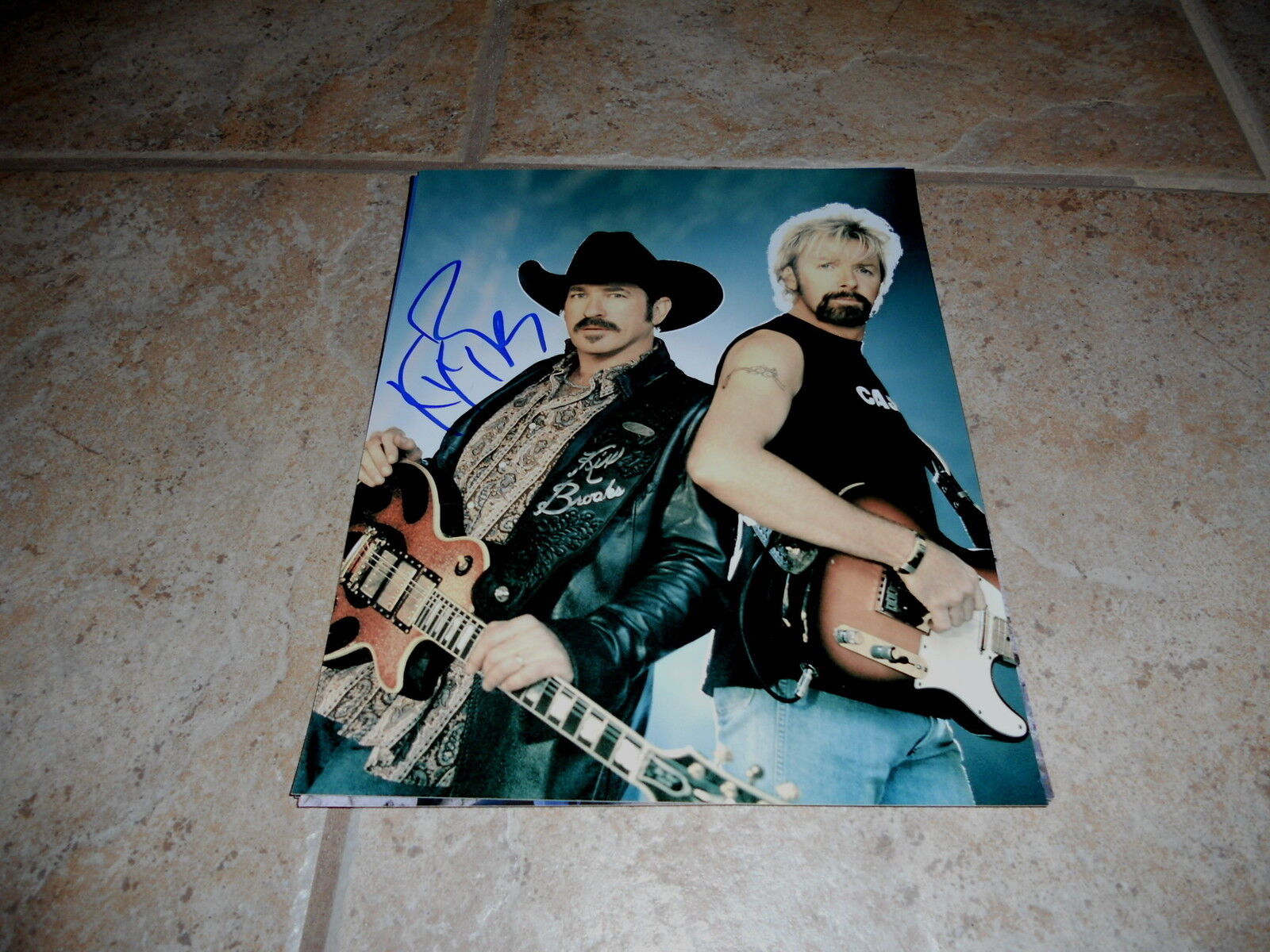 Kix Brooks Brook & Dunn Signed Autographed 8x10 Live Music Photo Poster painting Country #3