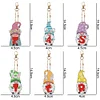 DIY Diamond Painting Keychain-6pcs/Set Gnome Bag Keychain Jewelry Gift