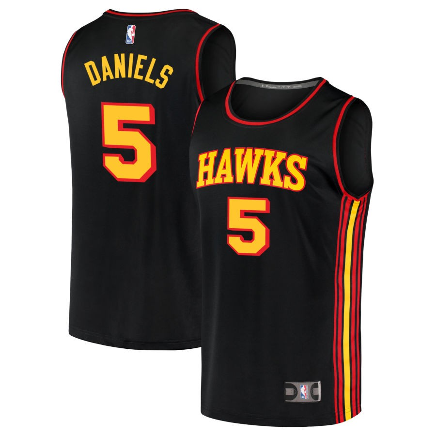 Dyson Daniels Men's Fanatics  Atlanta Hawks Jersey—Black mysite
