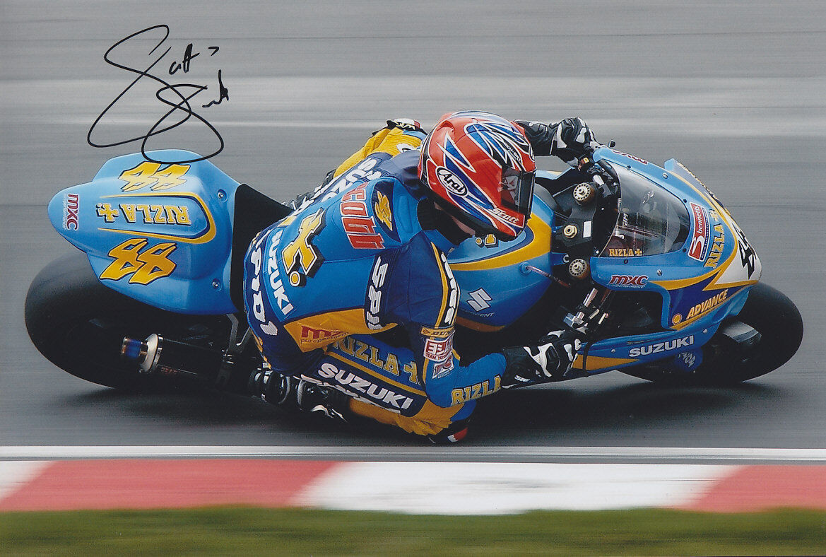 Scott Smart Hand Signed Suzuki Photo Poster painting 12x8 1.