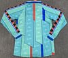 1996/1997 Retro Barcelona Away Football Jersey Long Sleeve 1:1 Thailand Quality love fball