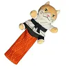 Cat Puppet Wrestler with Protective Sleeve Stuffed Animal Plush Cat Hand Glove Play & Enrichment for Boredom Busting Training and Exercise