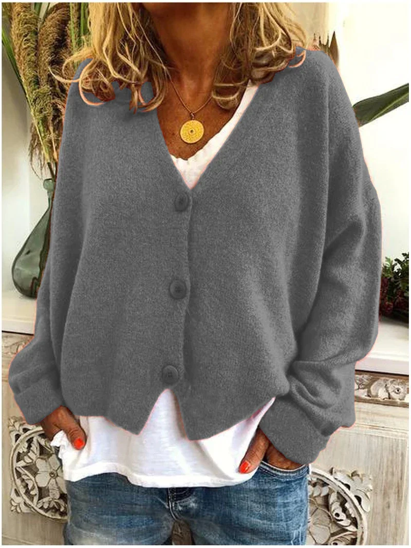 Women's Loose Sweater Knitted Jacket