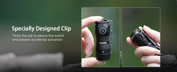 Sofirn SC13A Small LED Keychain EDC Flashlight with Anduril UI