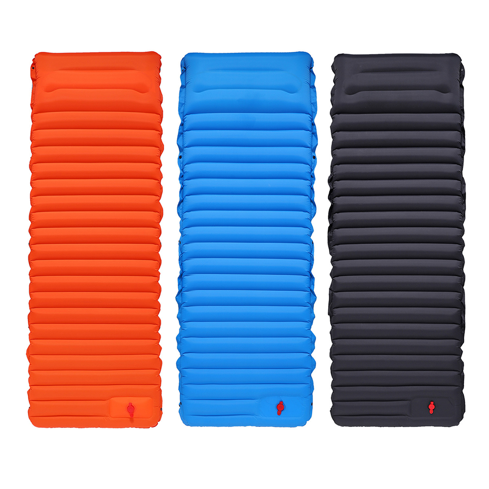 

Inflatable Air Mattress Automatic Portable Foldable Picnic Blanket Cushion, Blue and green, 501 Original