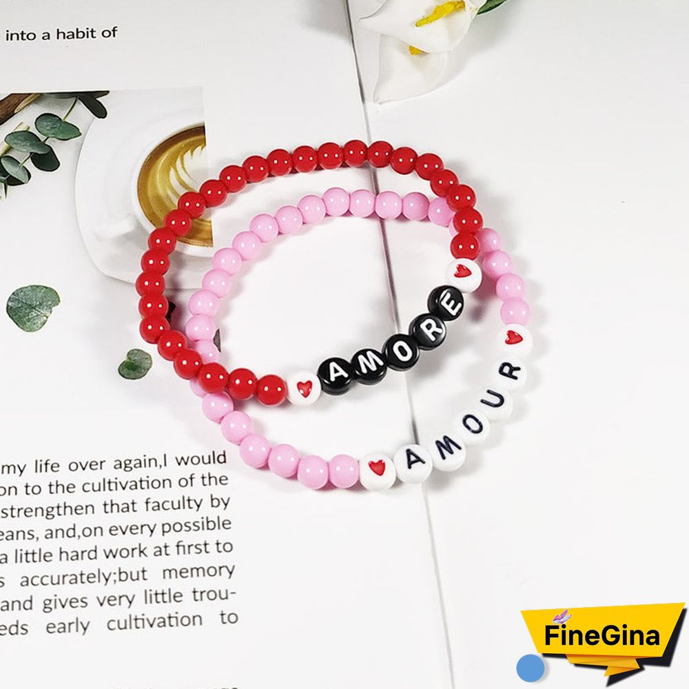 Personalized Saying Alphabet Bead Word Kandi Bracelets