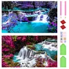 (Big Size）(2-Pack)Beautiful Landscape-Full Round Diamond Painting 70*40CM