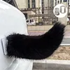 Remote Control Electric Car Tail Universal Cute Fuzzy Wagging Moving Tail Easy To Install for Auto Trunk Charm Cosplay Accessory