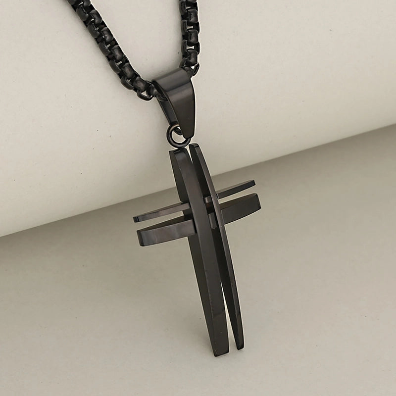 1 Piece 304 Stainless Steel Cross Jewelry Accessories Pendant