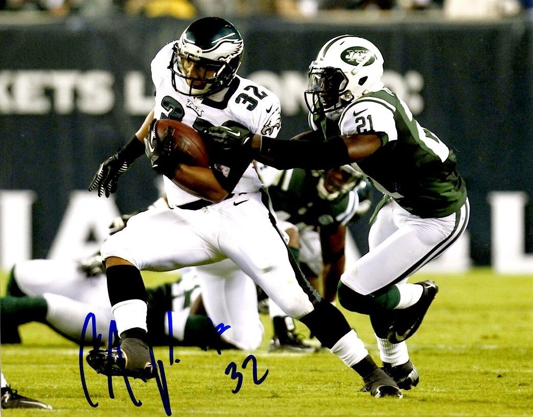 Autographed CHRIS POLK Philadelphia Eagles 8x10 Photo Poster painting w/COA