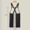 Cross-Back Waterproof Apron with Detachable Hand Towel