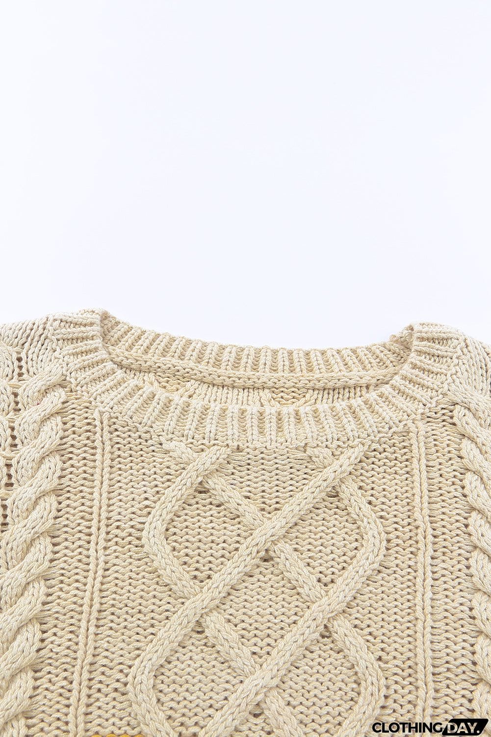 Striped Color Block Textured Knit Pullover Sweater